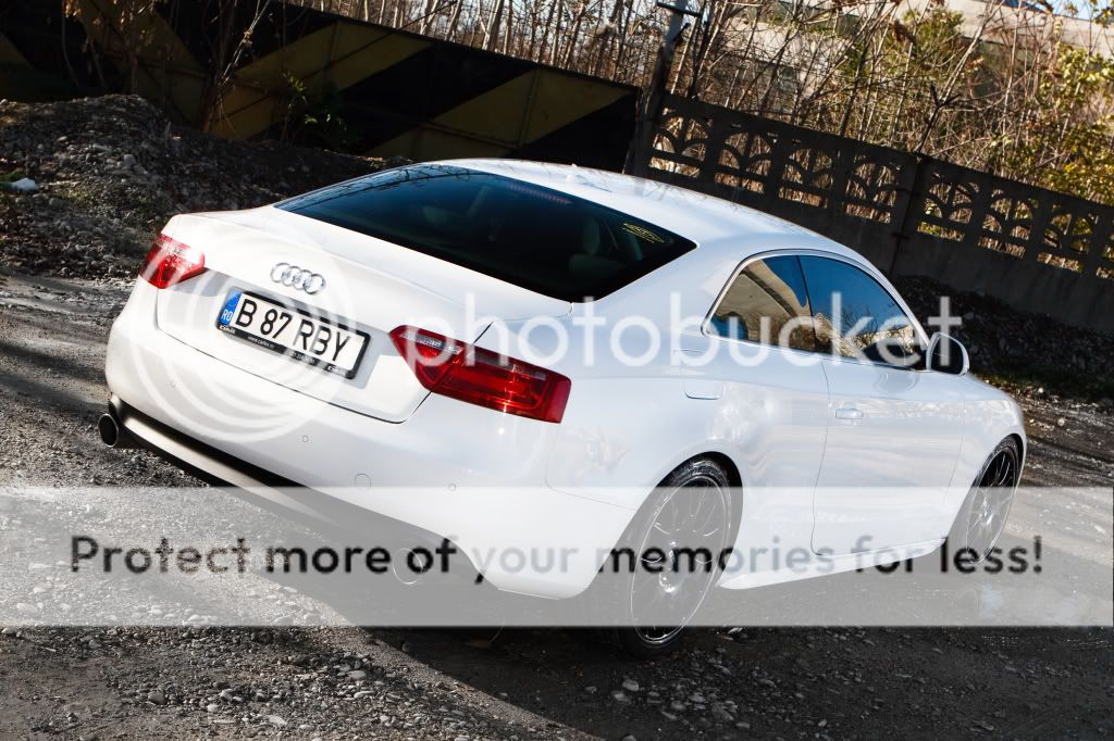 Lowered White A5 with 19" BBS CH Black Edition Rims Audi A5 Forum